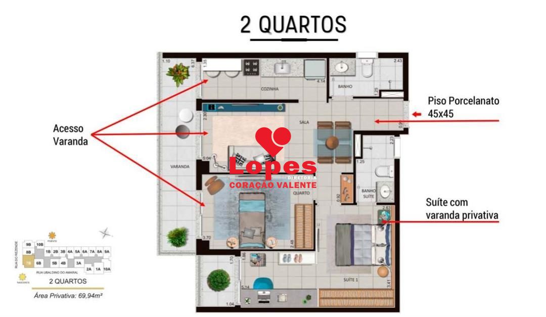 Apartamento à venda com 1 quarto, 51m² - Foto 20