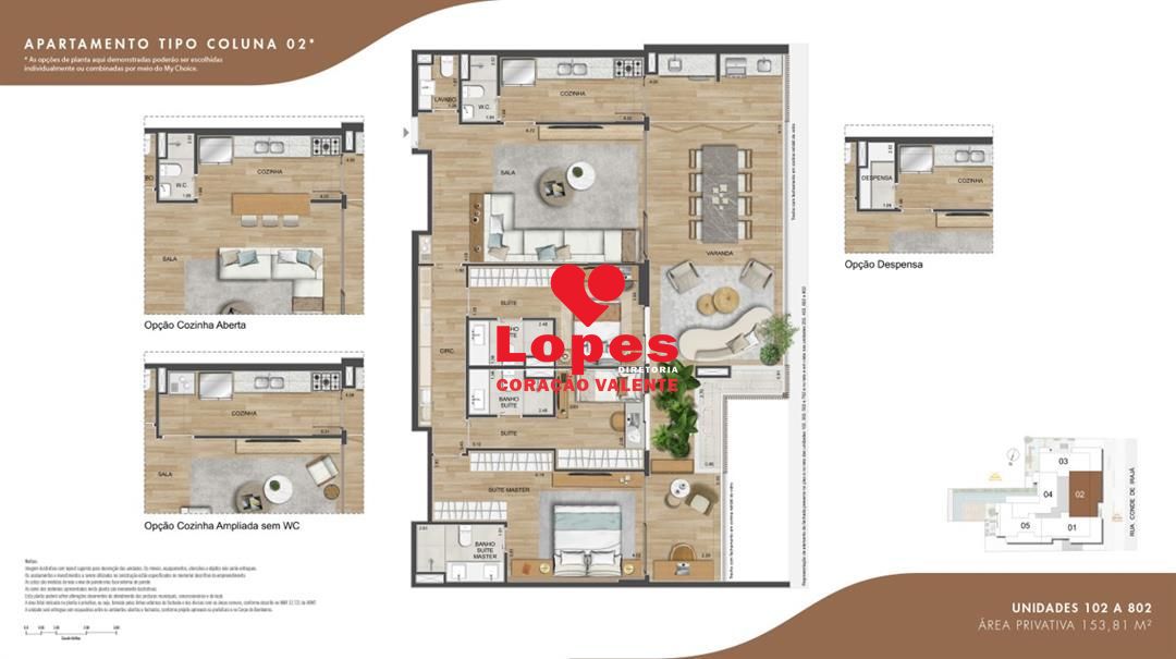 Apartamento à venda com 3 quartos, 150m² - Foto 12