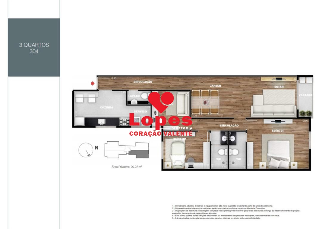 Apartamento à venda com 4 quartos, 166m² - Foto 28