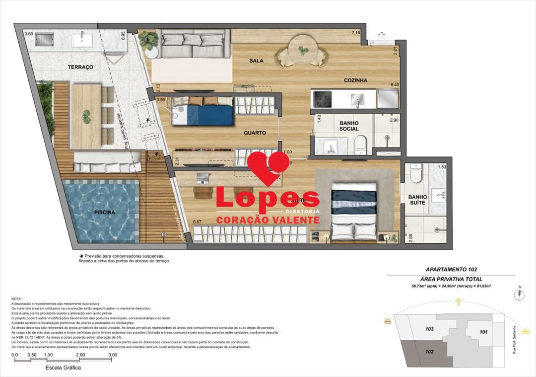 Apartamento à venda com 2 quartos, 88m² - Foto 21