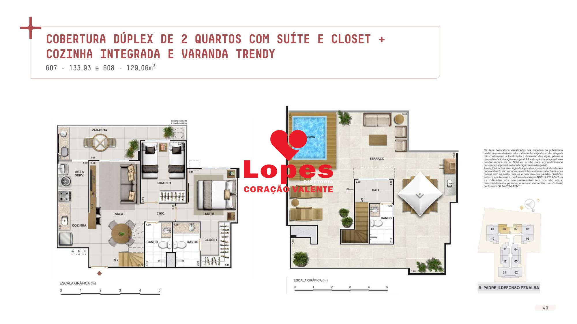 Cobertura, 2 quartos, 105 m² - Foto 22