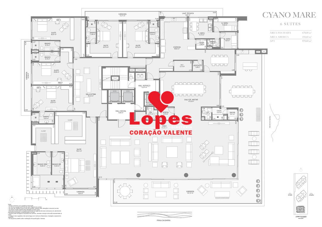 Apartamento, 6 quartos, 870 m² - Foto 10