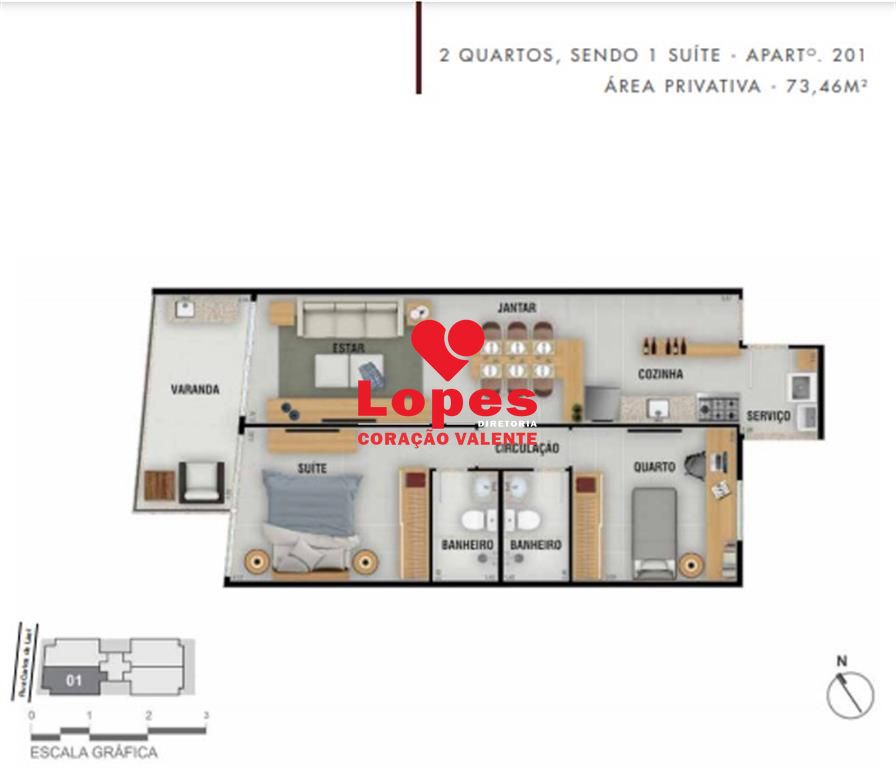 Apartamento, 2 quartos, 68 m² - Foto 10