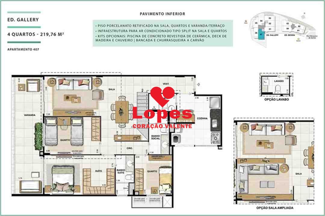 Apartamento à venda com 3 quartos, 103m² - Foto 18