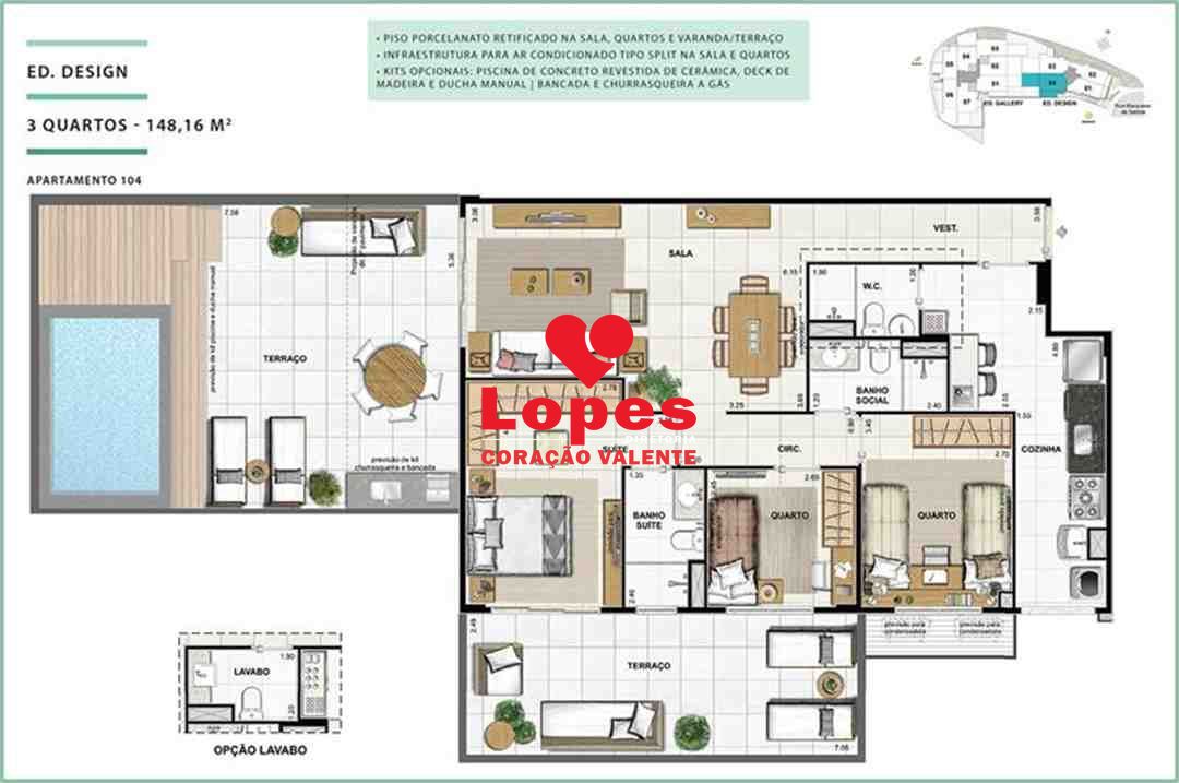 Apartamento à venda com 3 quartos, 103m² - Foto 17