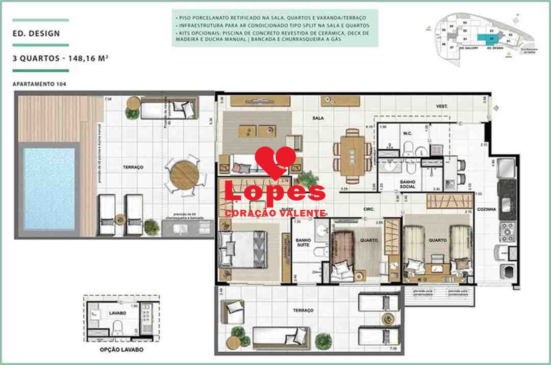 Apartamento, 2 quartos, 93 m² - Foto 16