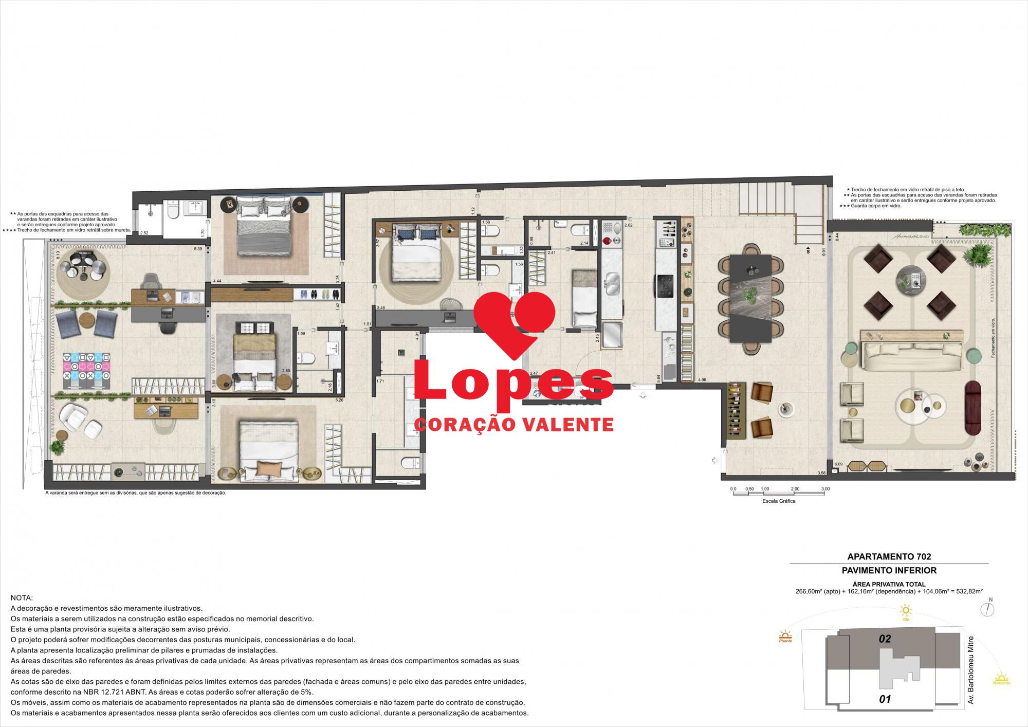 Apartamento à venda com 4 quartos, 266m² - Foto 33