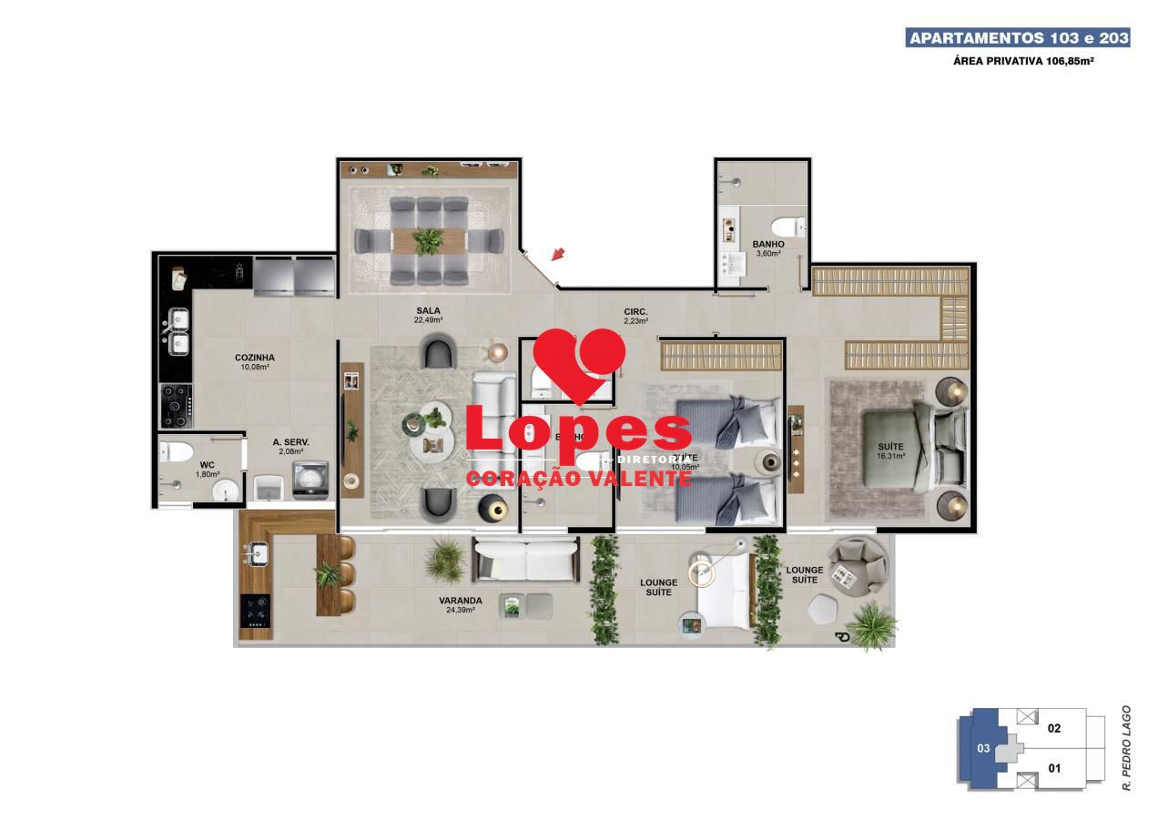 Apartamento, 2 quartos, 119 m² - Foto 4