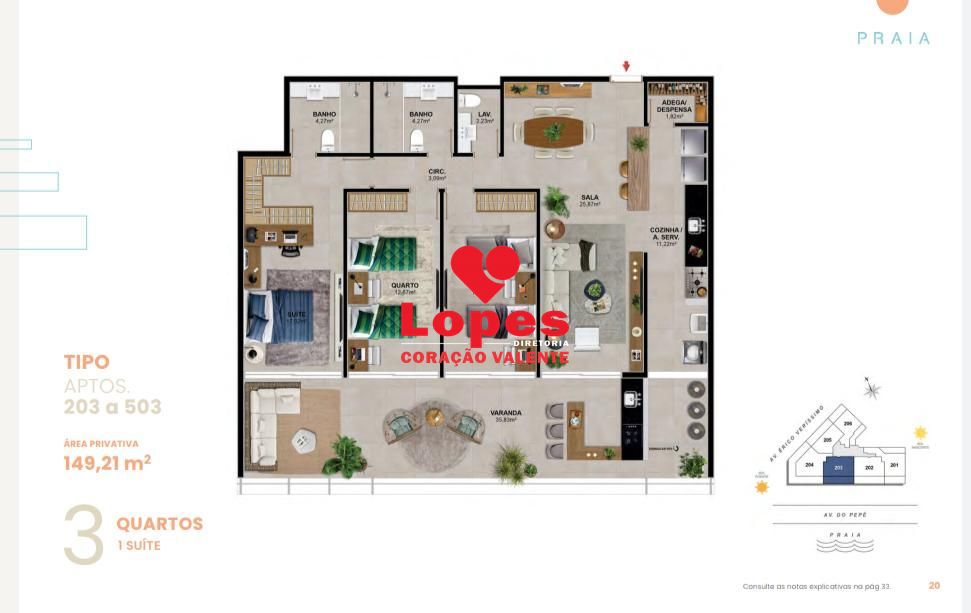 Apartamento, 3 quartos, 149 m² - Foto 6