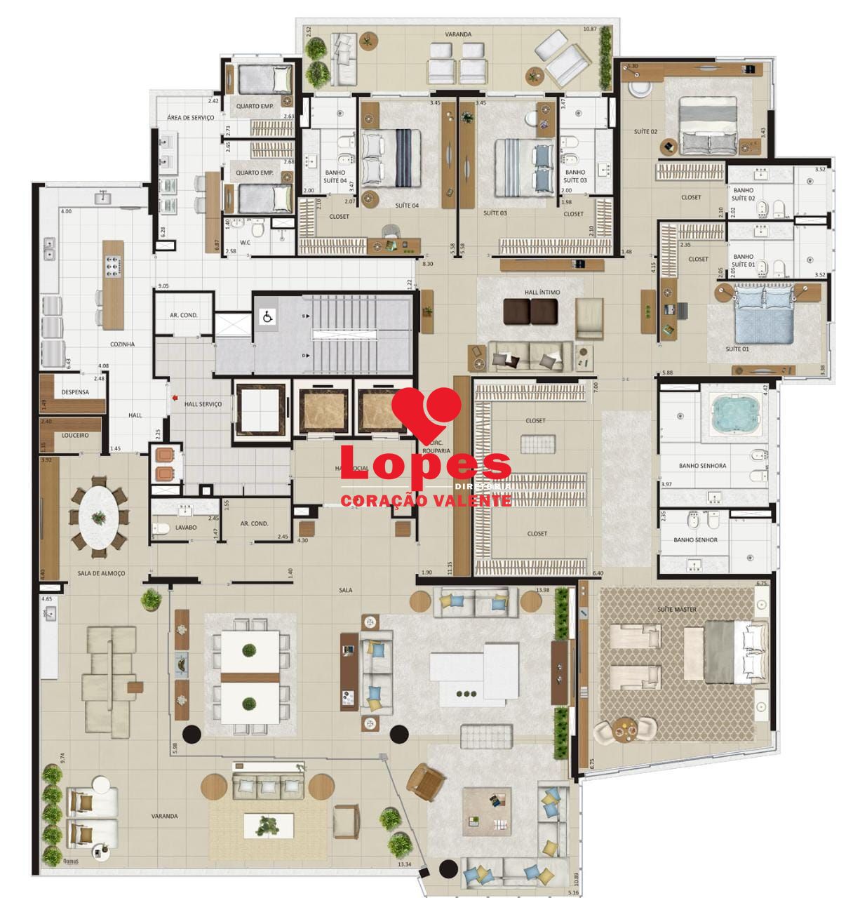 Apartamento à venda com 5 quartos, 648m² - Foto 27