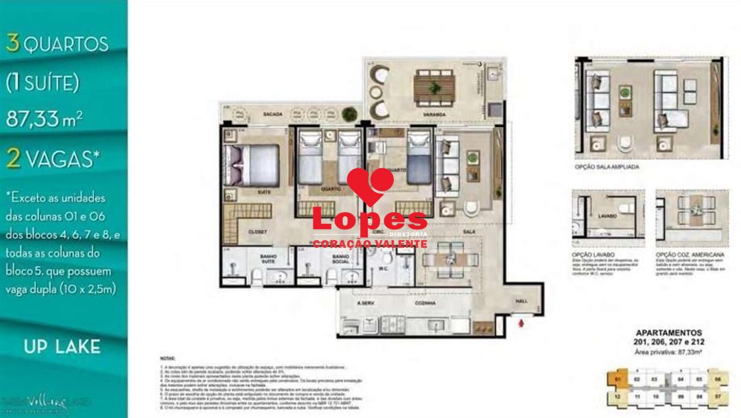 Apartamento, 3 quartos, 87 m² - Foto 6