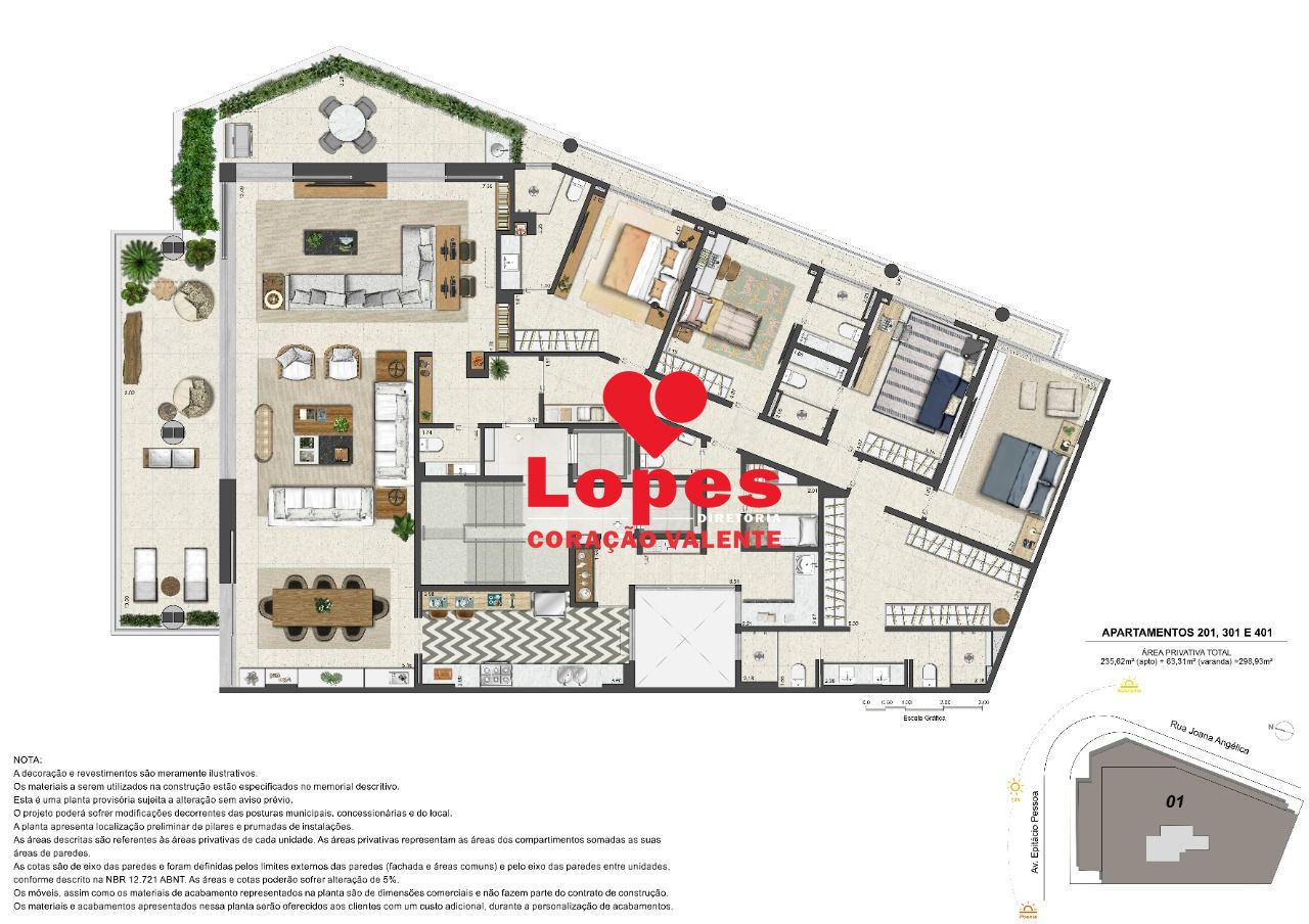 Apartamento, 4 quartos, 299 m² - Foto 3