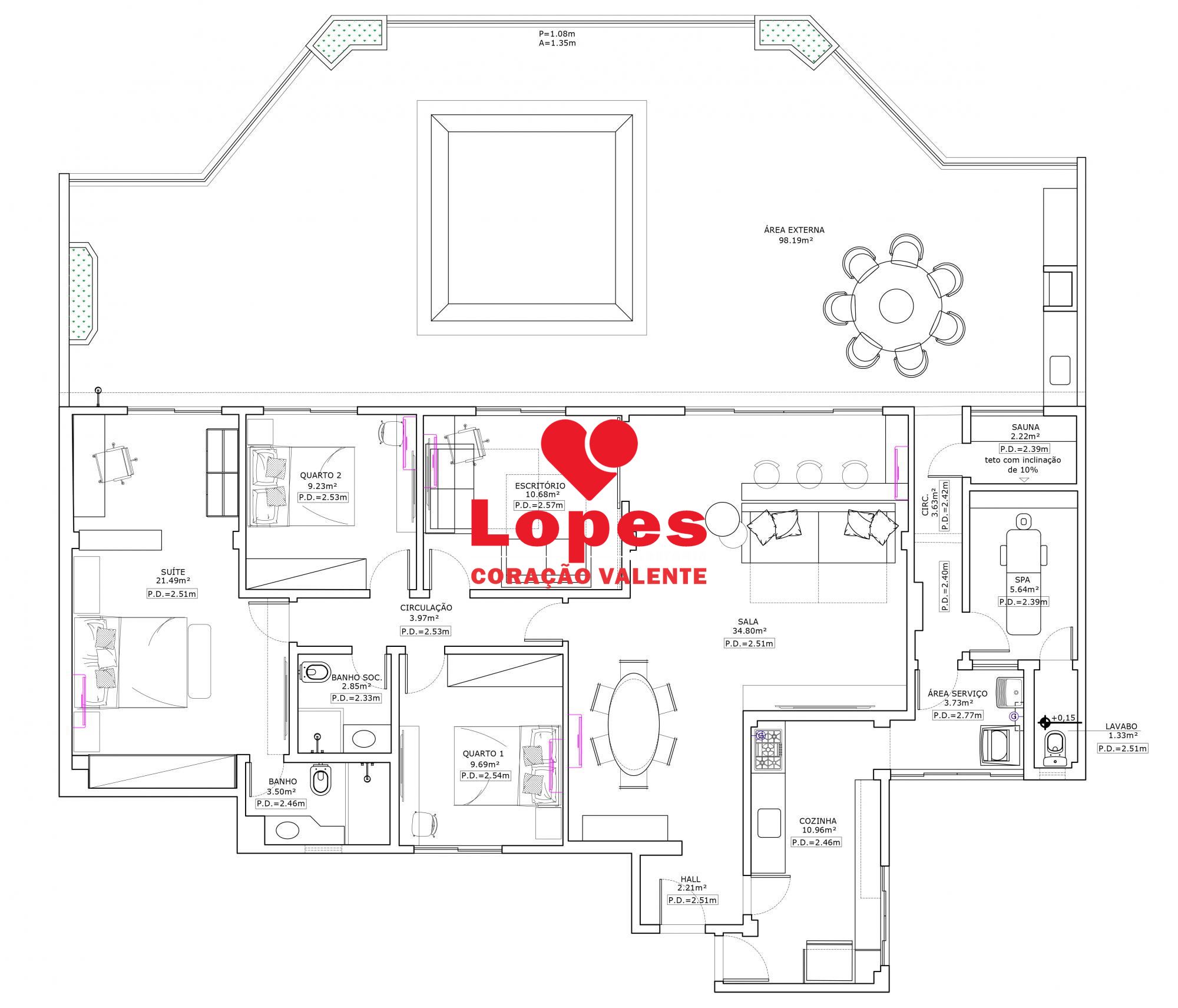 Cobertura, 4 quartos, 262 m² - Foto 24