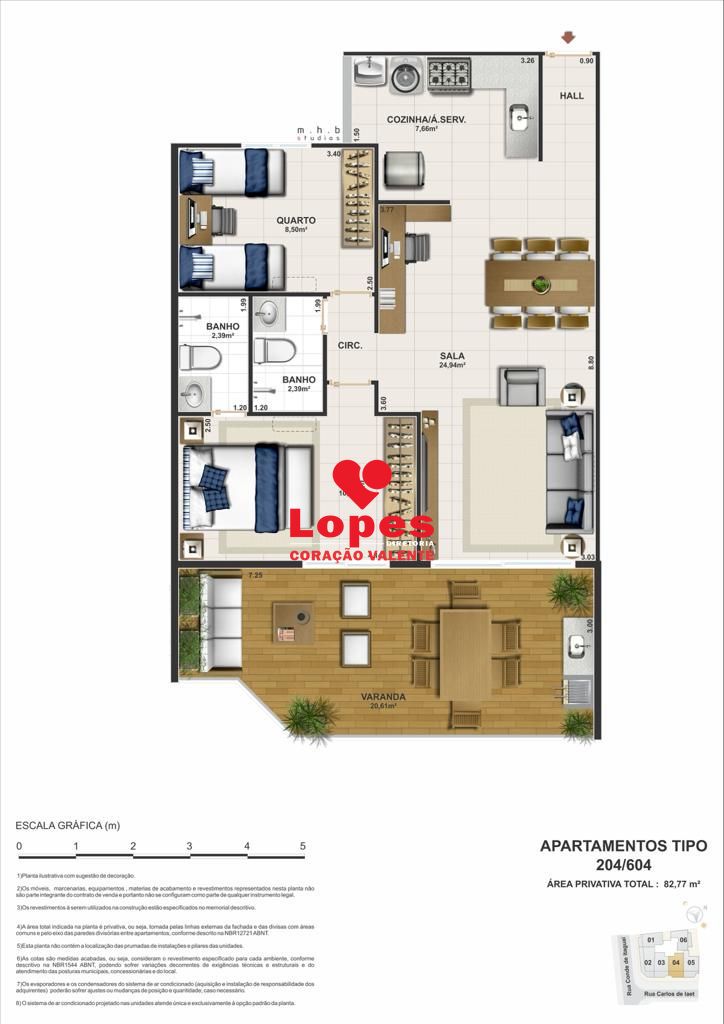 Apartamento, 2 quartos, 83 m² - Foto 26