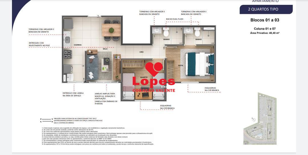 Apartamento à venda com 2 quartos, 48m² - Foto 30