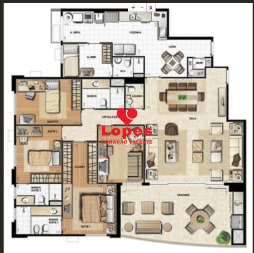 Apartamento à venda com 4 quartos, 178m² - Foto 3