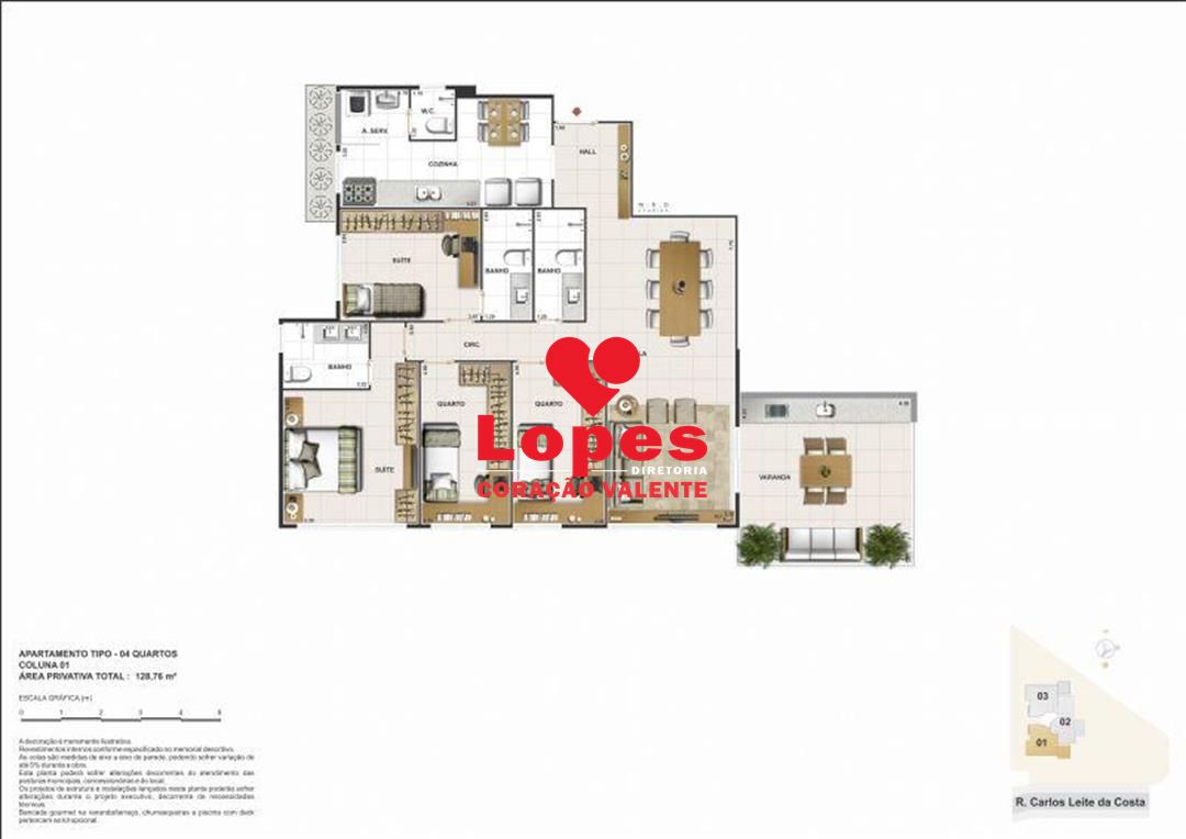 Apartamento, 3 quartos, 127 m² - Foto 21