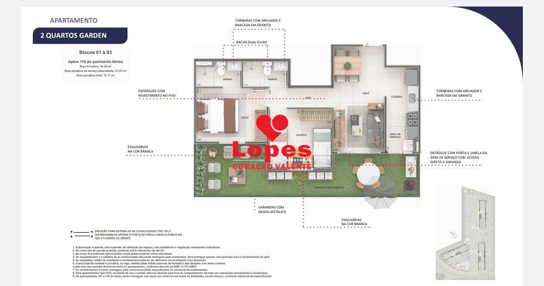 Apartamento à venda com 2 quartos, 48m² - Foto 23