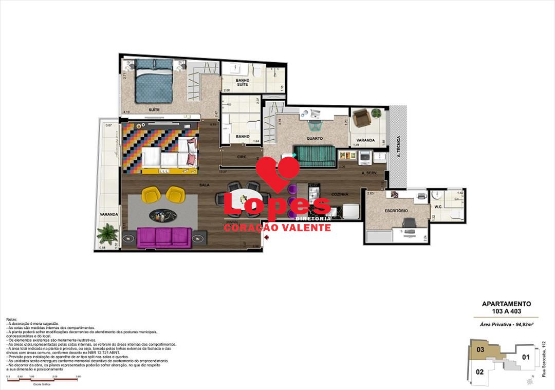 Apartamento, 3 quartos, 101 m² - Foto 14