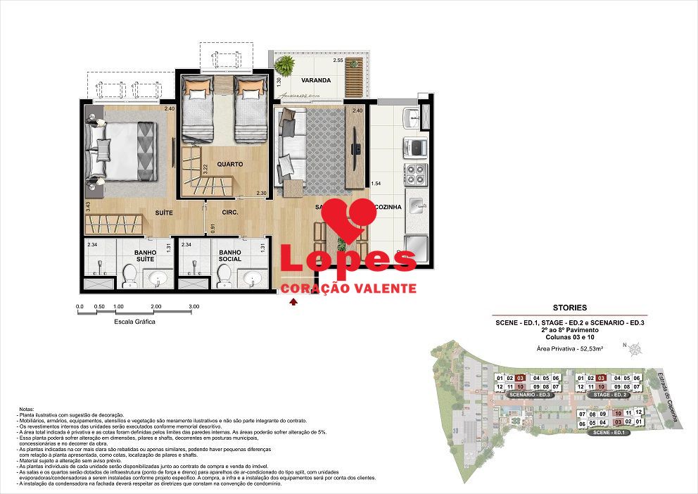 Apartamento, 2 quartos, 52 m² - Foto 21