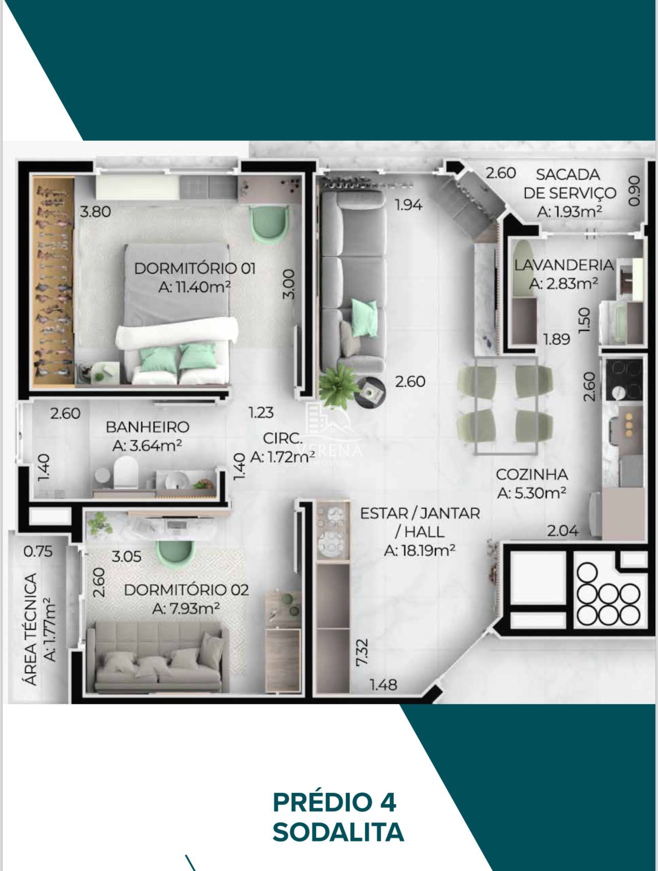 Apartamento à venda com 2 quartos, 65m² - Foto 15