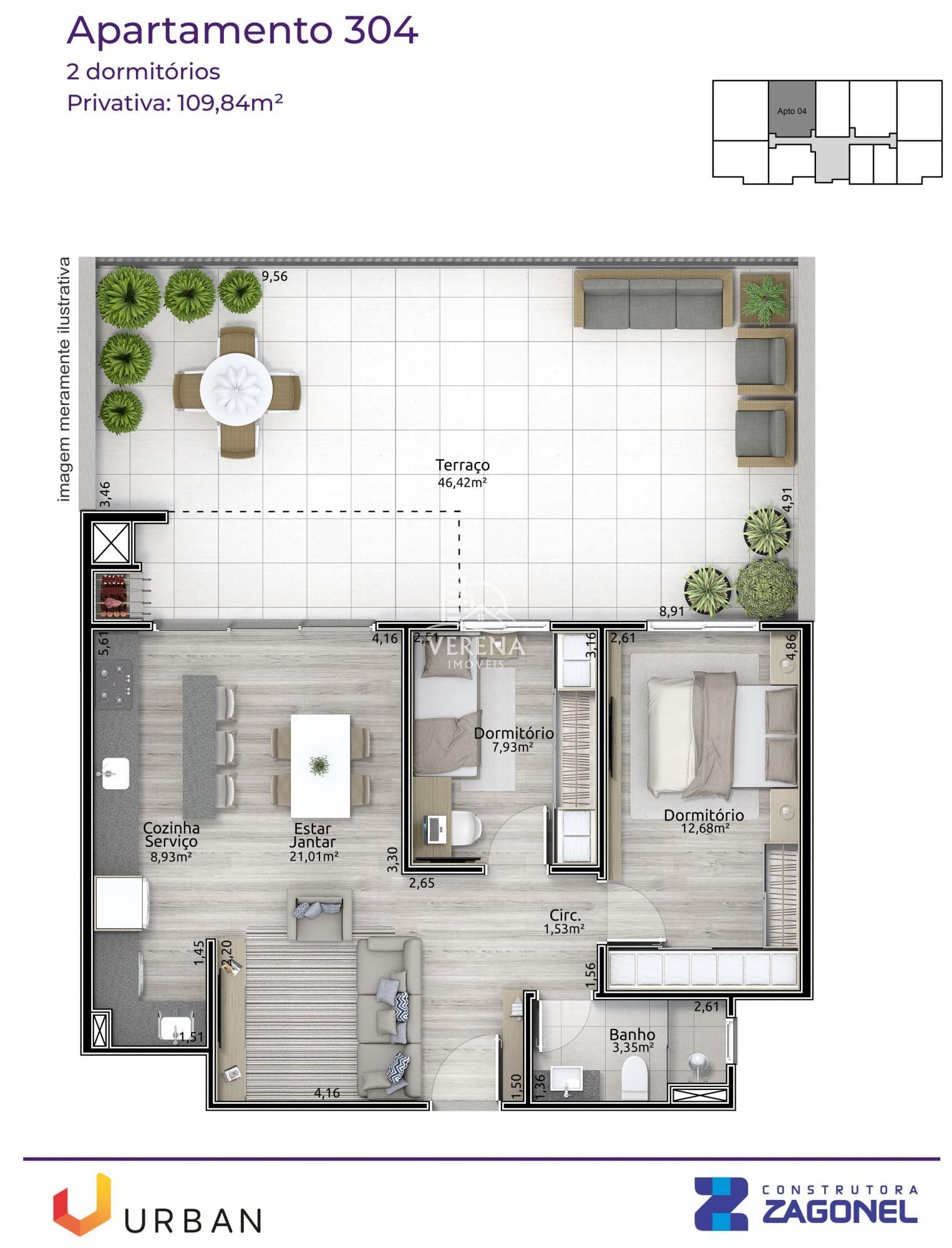 Apartamento, 2 quartos, 109 m² - Foto 5