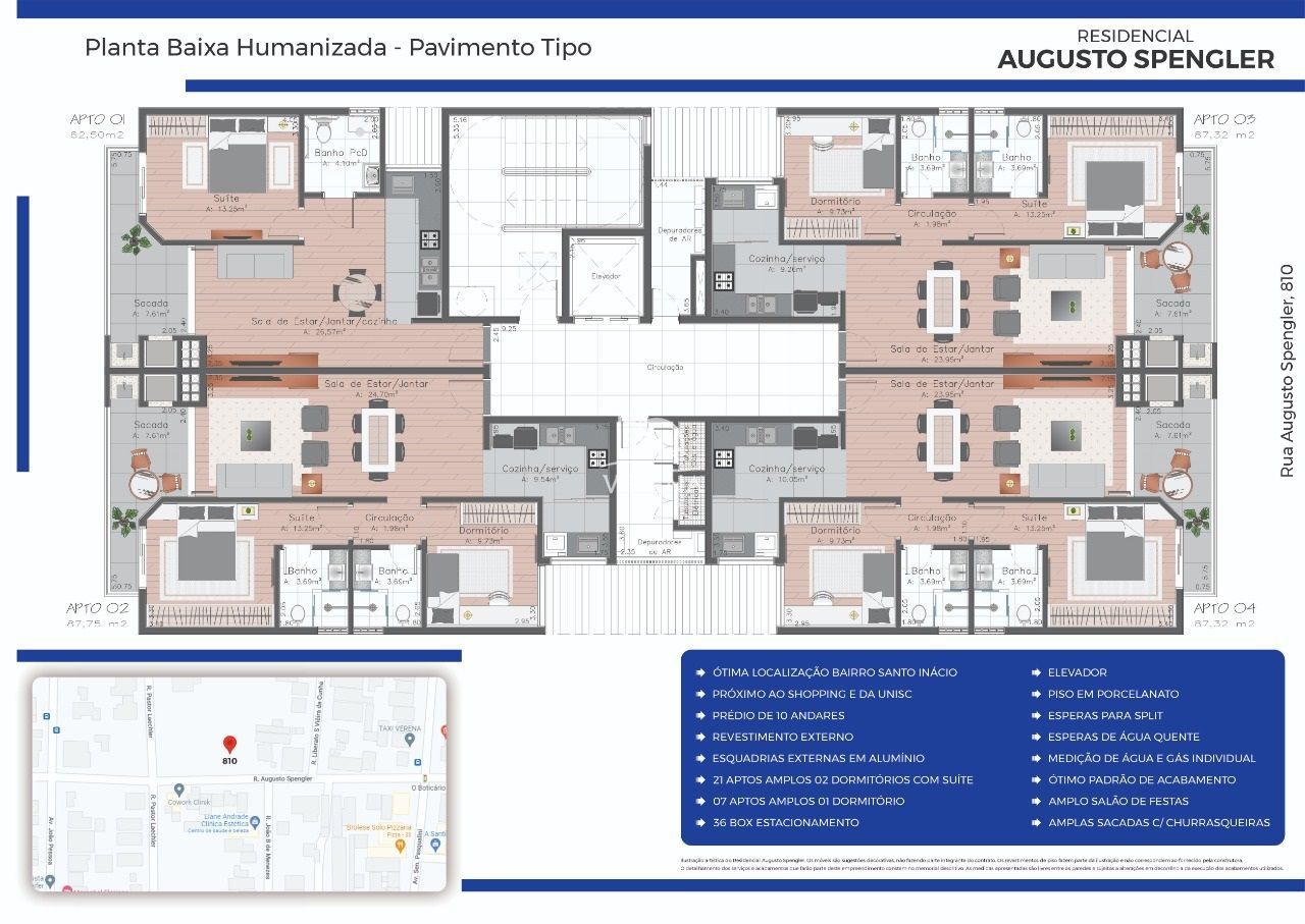 Apartamento à venda com 2 quartos, 98m² - Foto 4