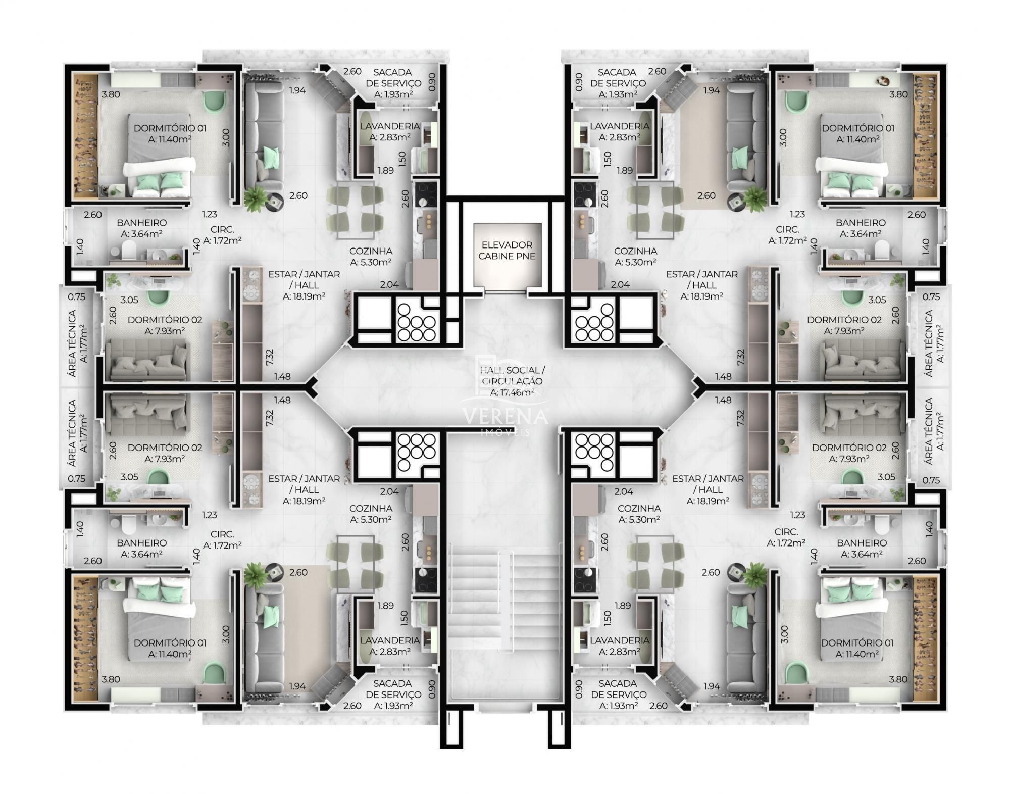 Apartamento à venda com 2 quartos, 83m² - Foto 15