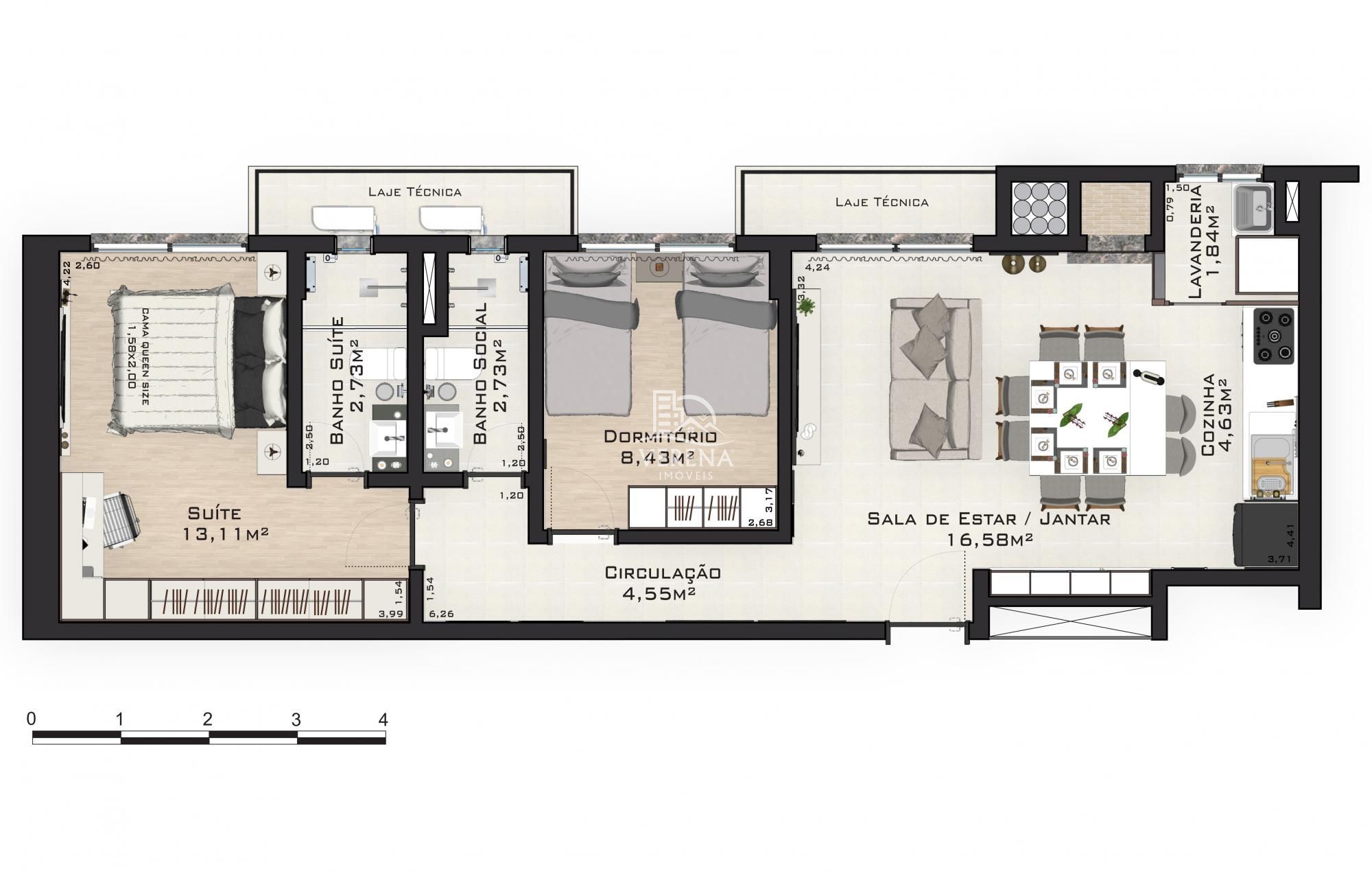 Apartamento, 2 quartos, 130 m² - Foto 6