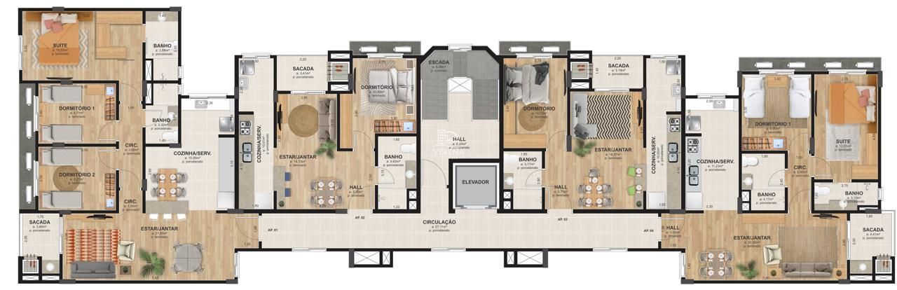 Apartamento à venda com 3 quartos, 102m² - Foto 5