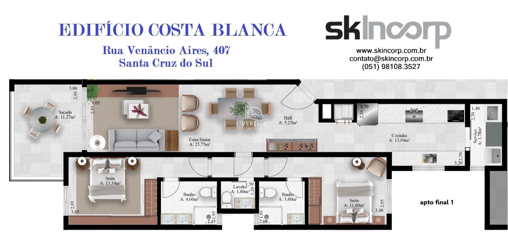 Apartamento à venda com 2 quartos, 102m² - Foto 8