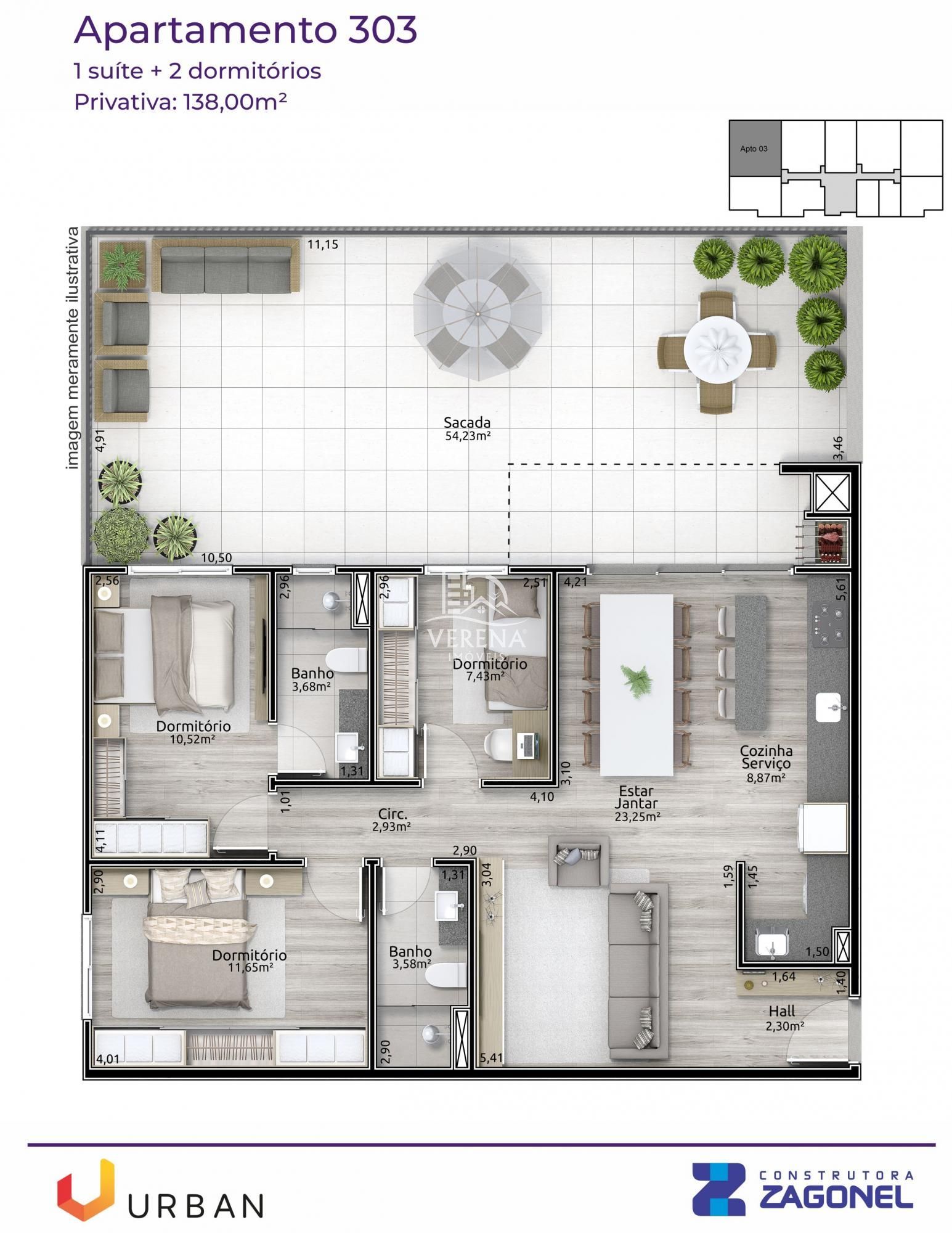 Apartamento, 3 quartos, 138 m² - Foto 5