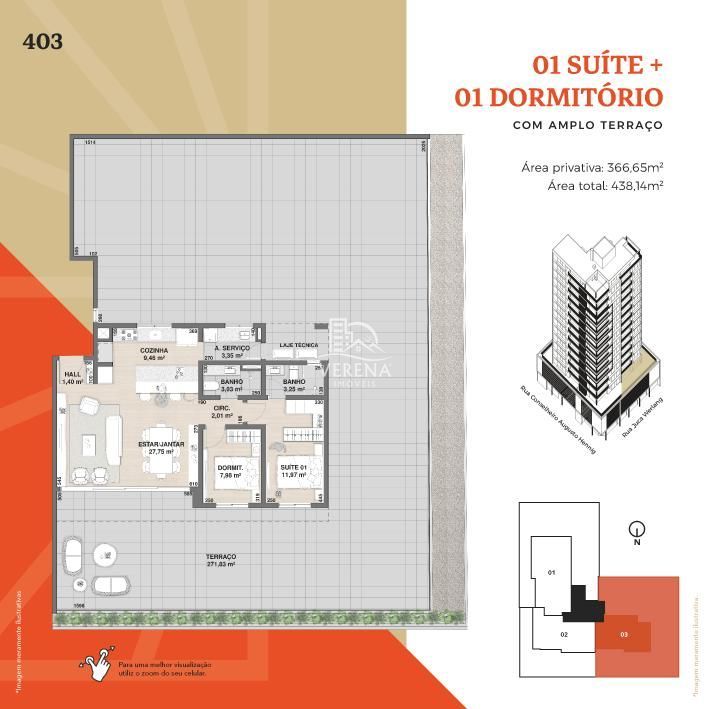 Apartamento à venda com 2 quartos, 366m² - Foto 9