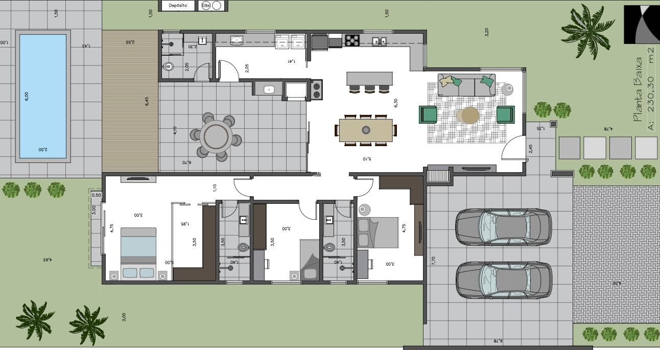 Casa à venda com 3 quartos, 230m² - Foto 4