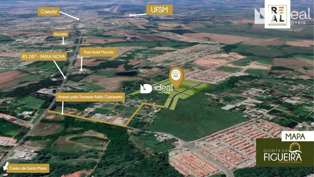 Lote/Terreno de 427m² no bairro Diácono João Luiz Pozzobon, em Santa Maria | Eu Corretor