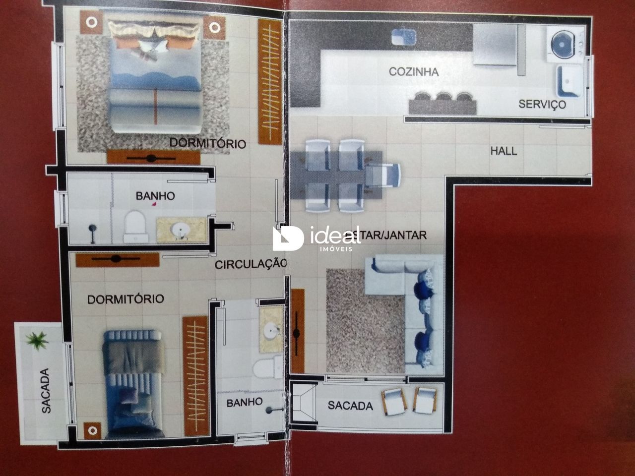 Apartamento de 2 quartos, 73m² no bairro Centro, em Santa Maria | Eu Corretor