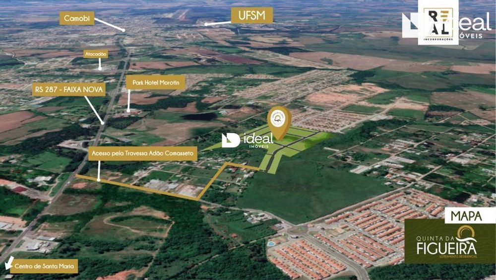 Lote/Terreno de 301m² no bairro Diácono João Luiz Pozzobon, em Santa Maria | Eu Corretor