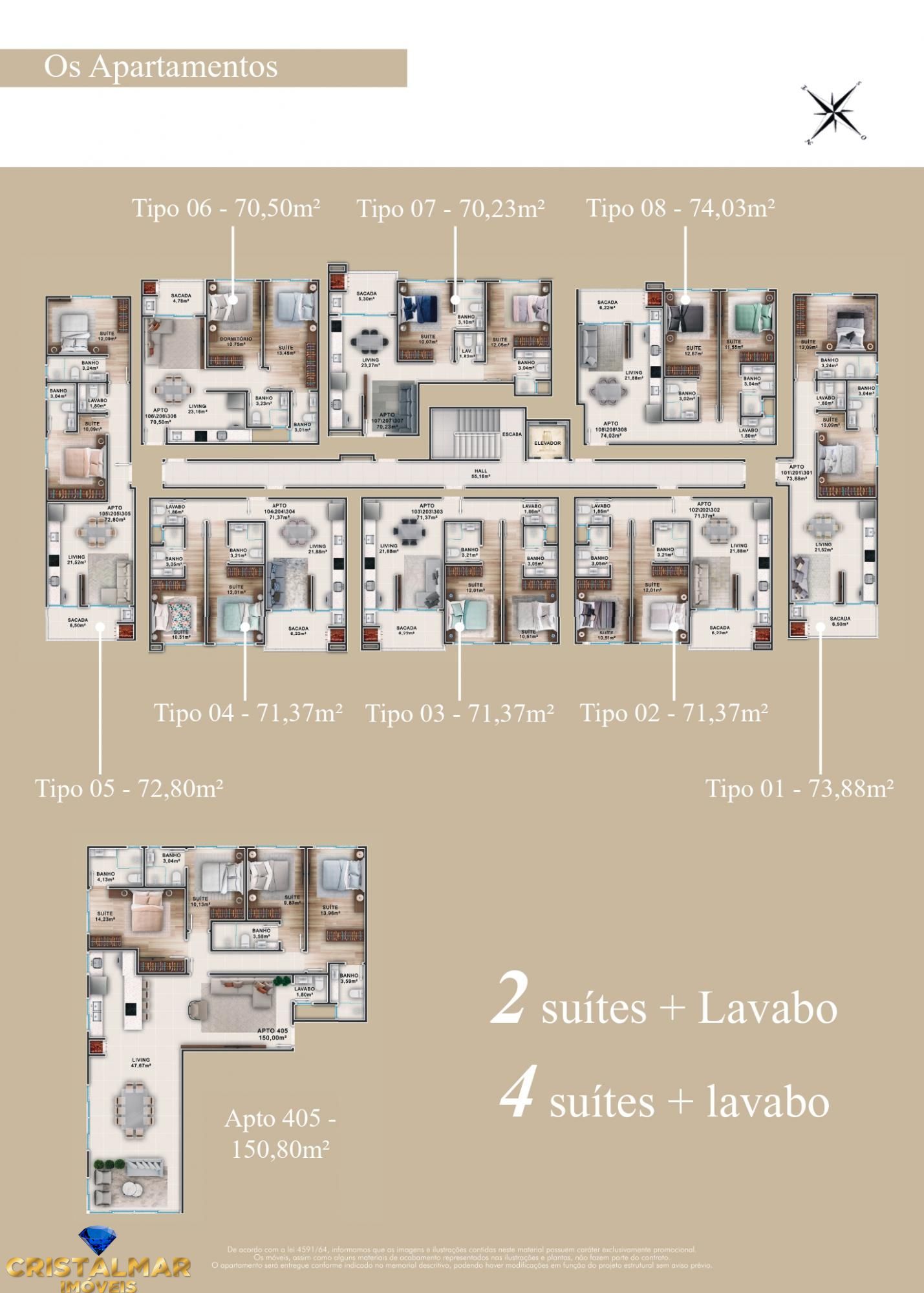 Apartamento à venda com 2 quartos, 150m² - Foto 7