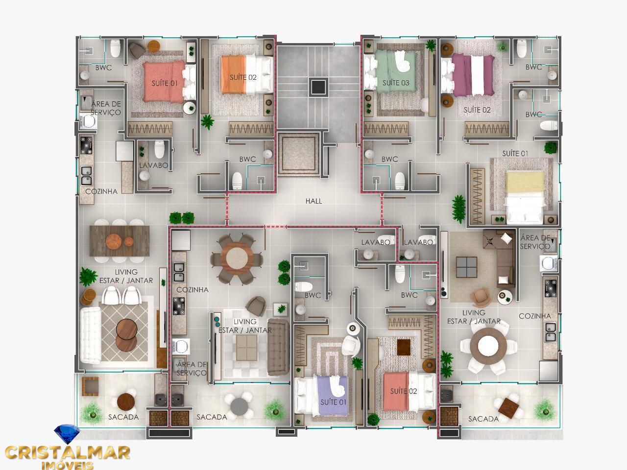 Apartamento, 4 quartos, 140 m² - Foto 7