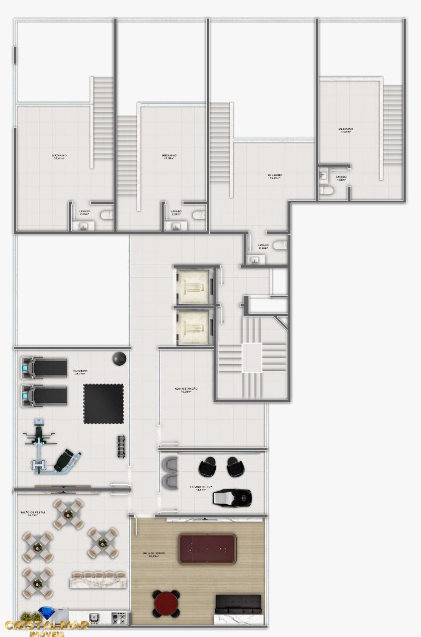 Apartamento à venda com 1 quarto, 45m² - Foto 13