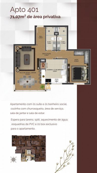 Apartamento, 3 quartos, 89 m² - Foto 54