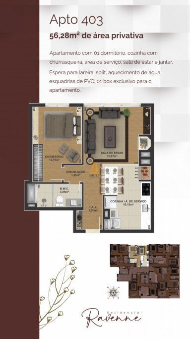 Apartamento, 3 quartos, 89 m² - Foto 56