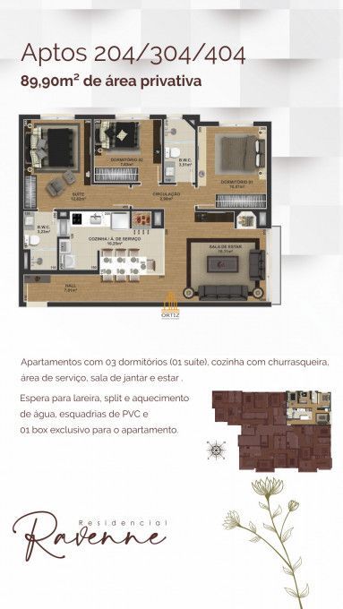 Apartamento, 3 quartos, 89 m² - Foto 52