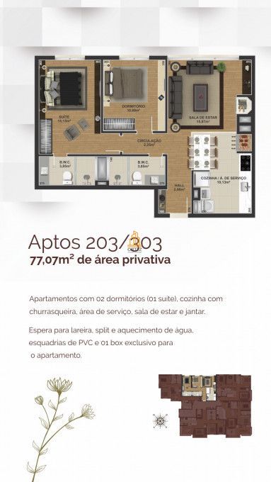 Apartamento, 3 quartos, 89 m² - Foto 50