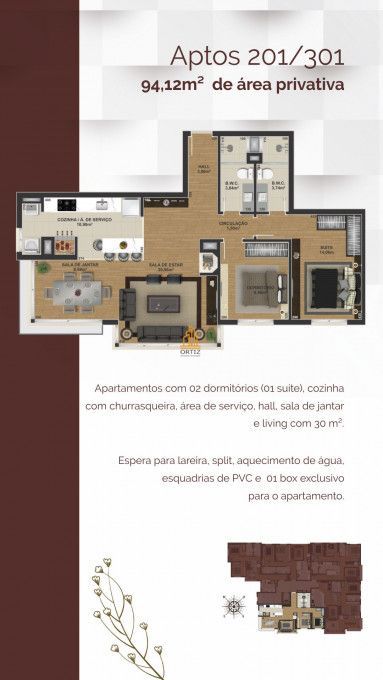 Apartamento, 3 quartos, 89 m² - Foto 46