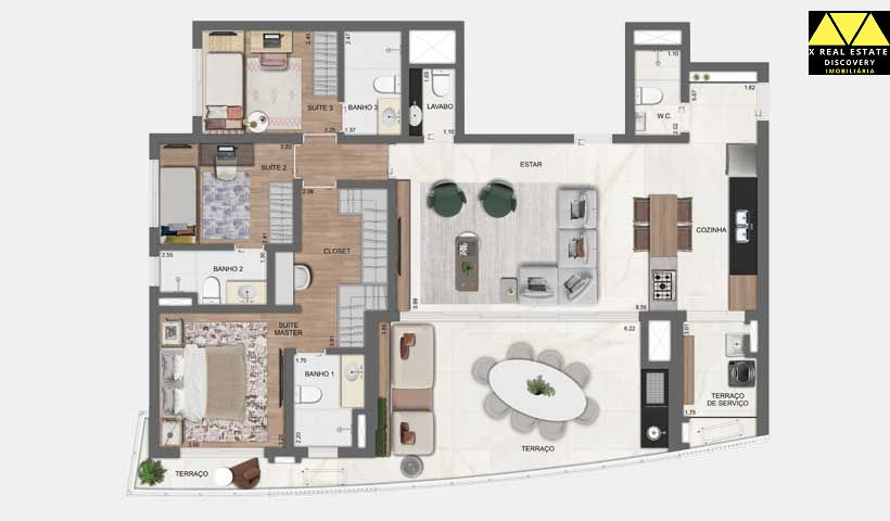 Apartamento à venda com 4 quartos, 180m² - Foto 41