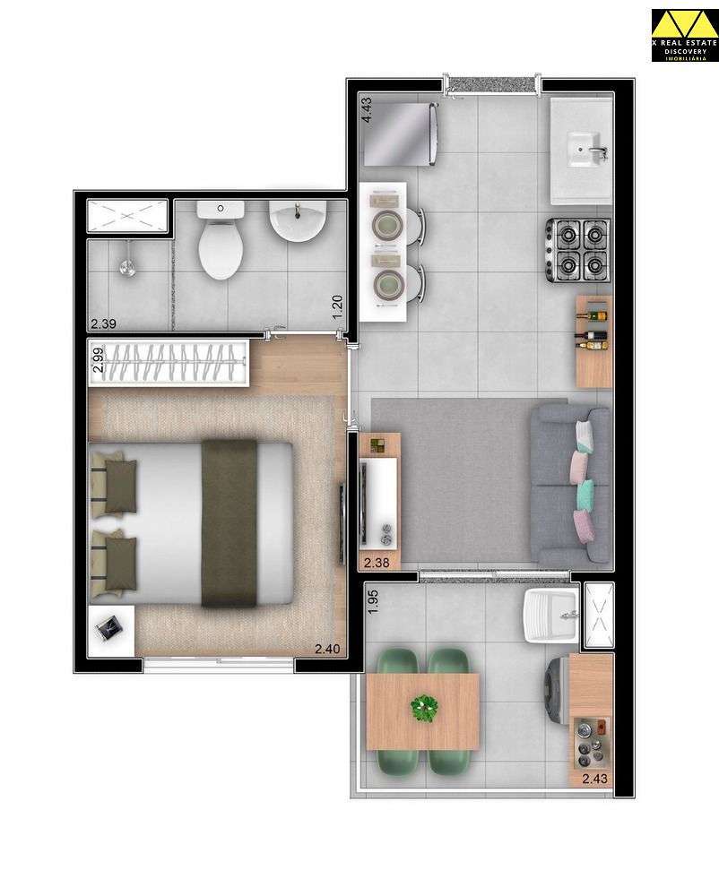 Apartamento, 2 quartos, 45 m² - Foto 28