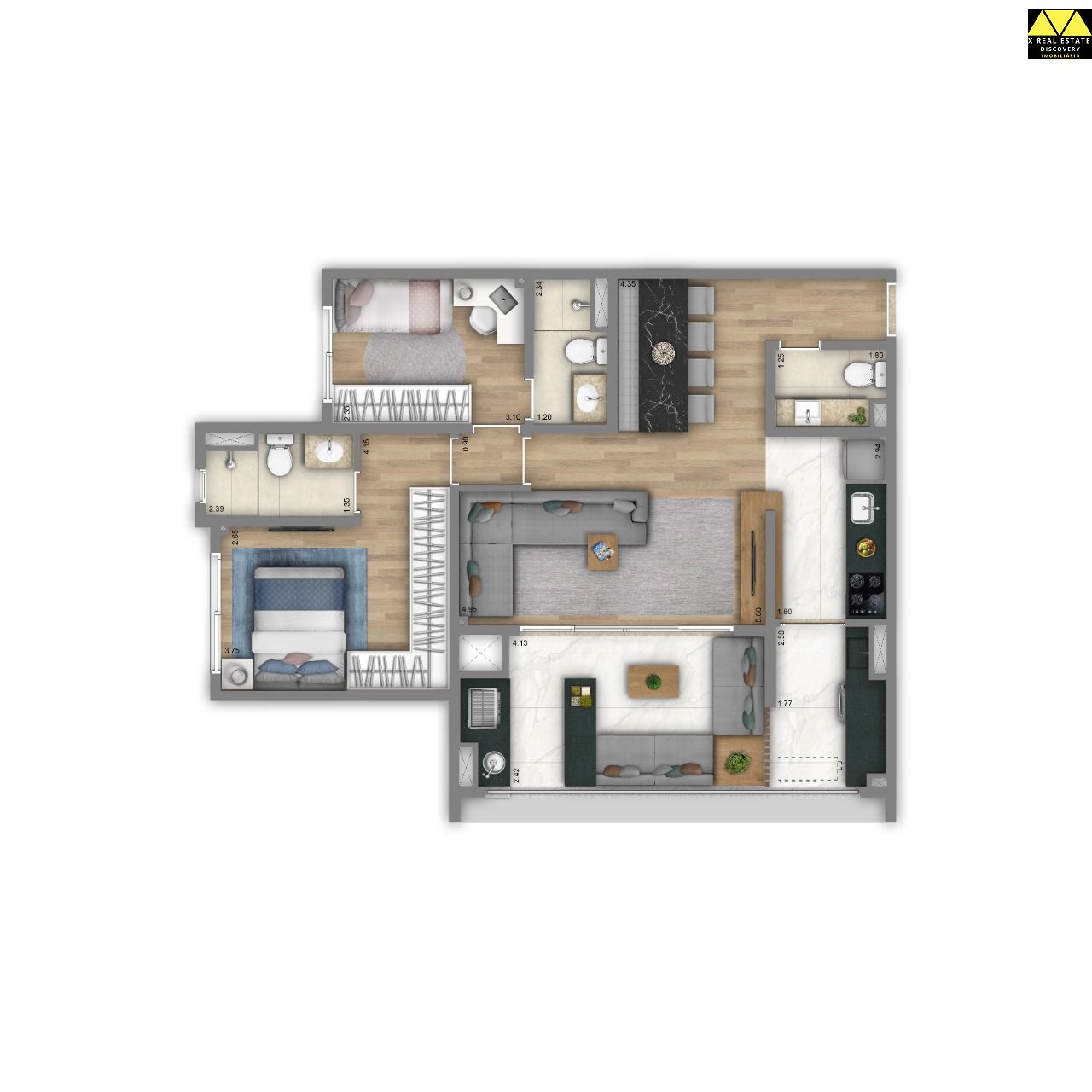 Apartamento, 4 quartos, 125 m² - Foto 24