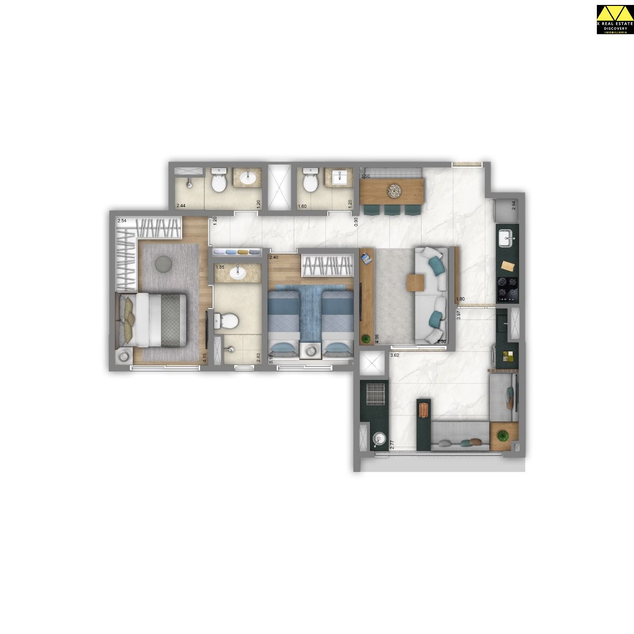 Apartamento, 4 quartos, 125 m² - Foto 22