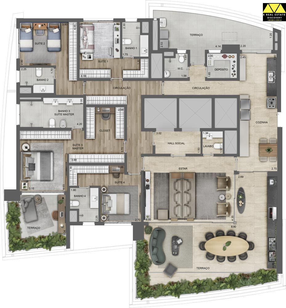 Apartamento, 4 quartos, 276 m² - Foto 38